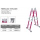 Creston  FE-1383 Multi-Purpose Fiberglass Step Ladder  (3 x 4 Steps)